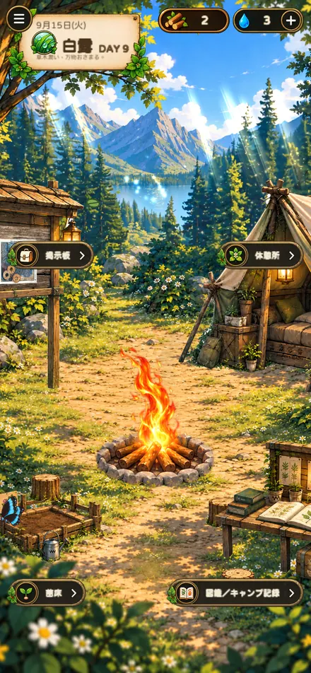 キャンプ