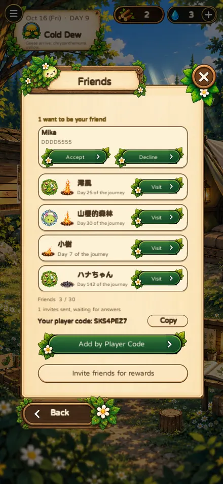 Friends: another camp